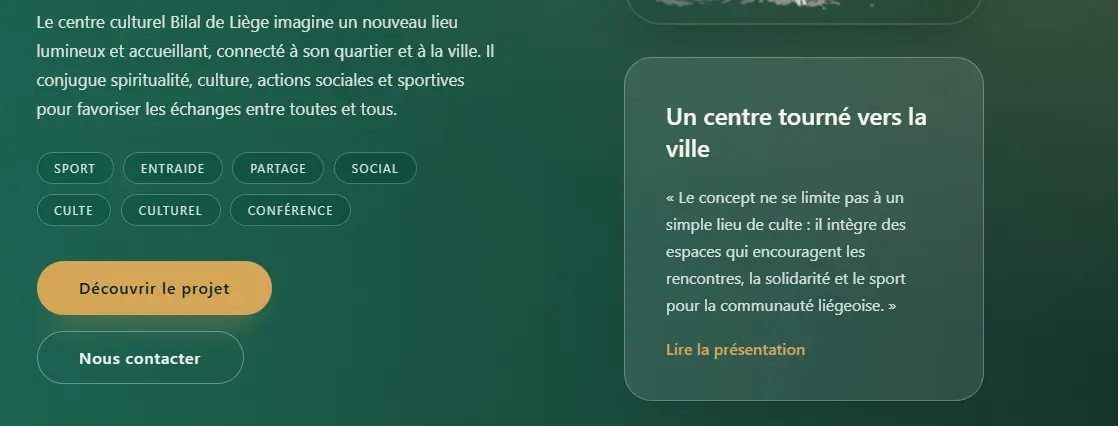 Présentation visuelle d’une association