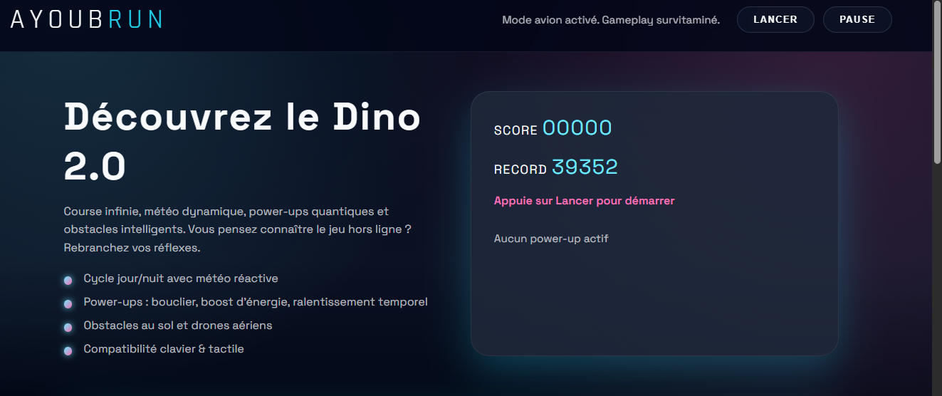 Jeu web responsive